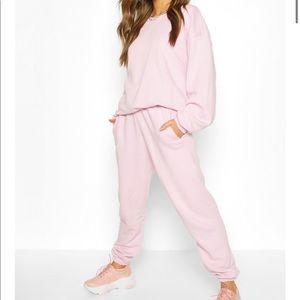 Boohoo Oversized Jogger Blush